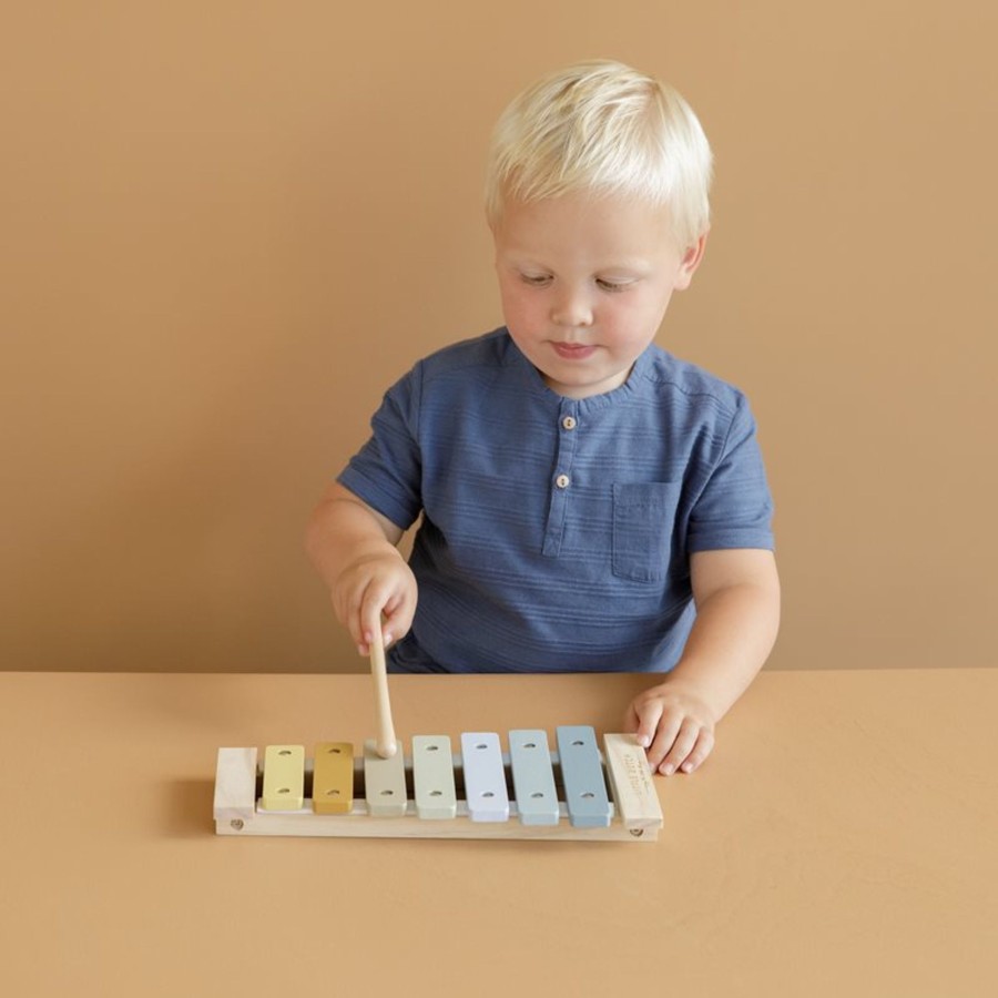 Toys & Play Little Dutch Musical Instruments | Wooden Xylophone - Blue