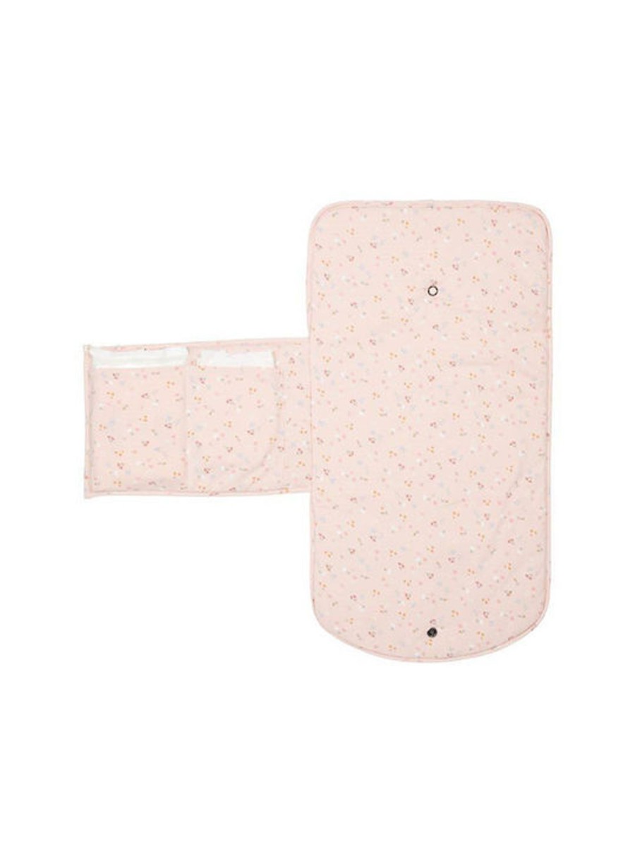 Mealtimes & Care Little Dutch Portable Changing Mats | Changing Pad Little Pink Flowers