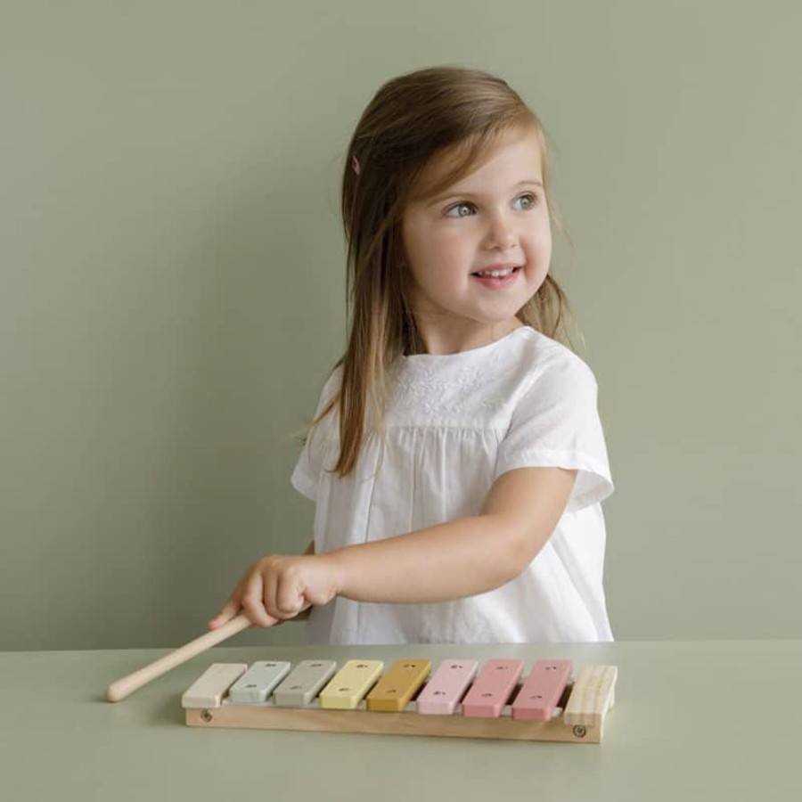 Toys & Play Little Dutch Musical Instruments | Wooden Xylophone - Blue