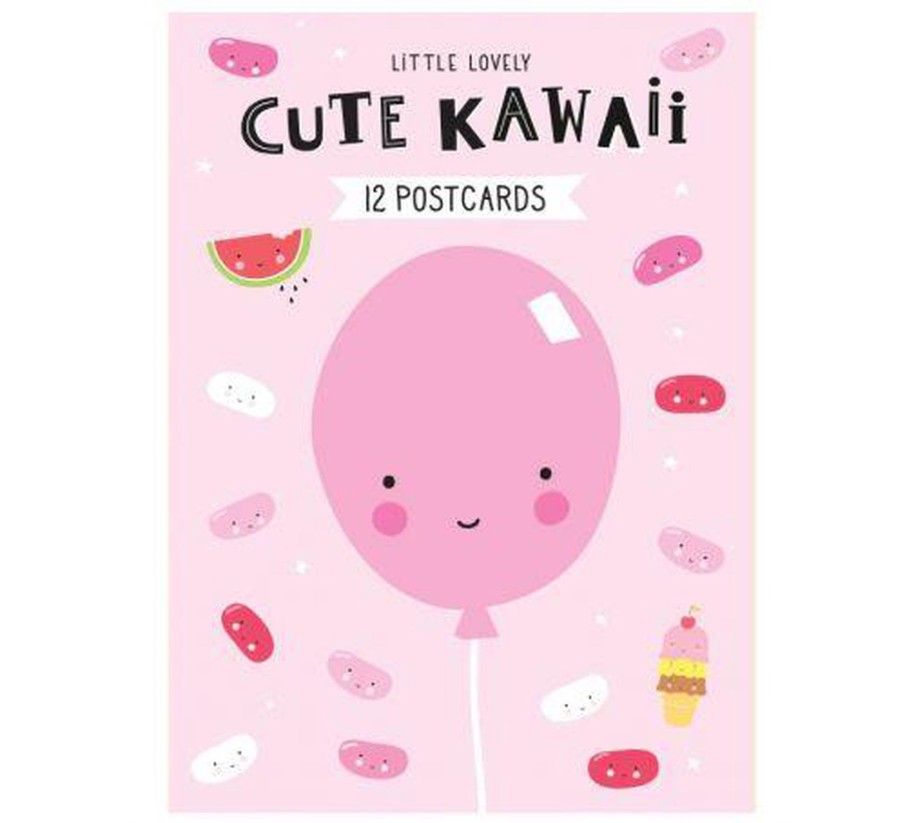 Outdoor A Little Lovely Company Kids Accessories & Travel Activities | Postcard Set - Cute Kawaii