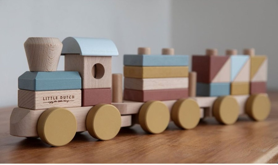 Toys & Play Little Dutch Cars & Transport | Stacking Train Pure & Nature