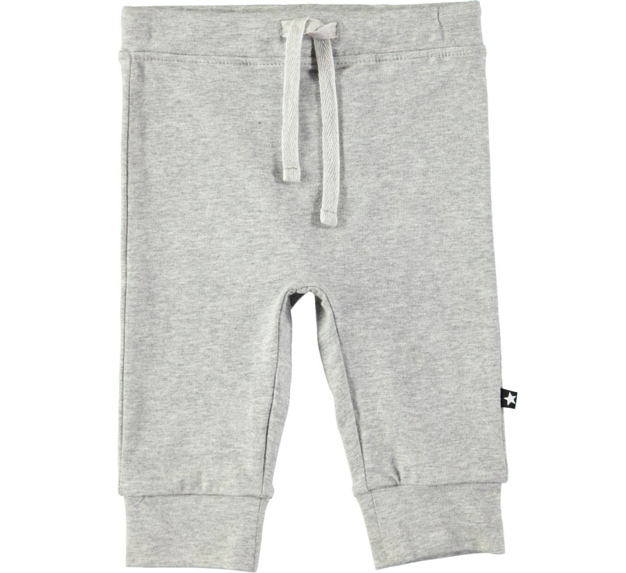 Clothing & Accessories Molo Baby 0-2 Years | Selena Grey Melange Soft Pants