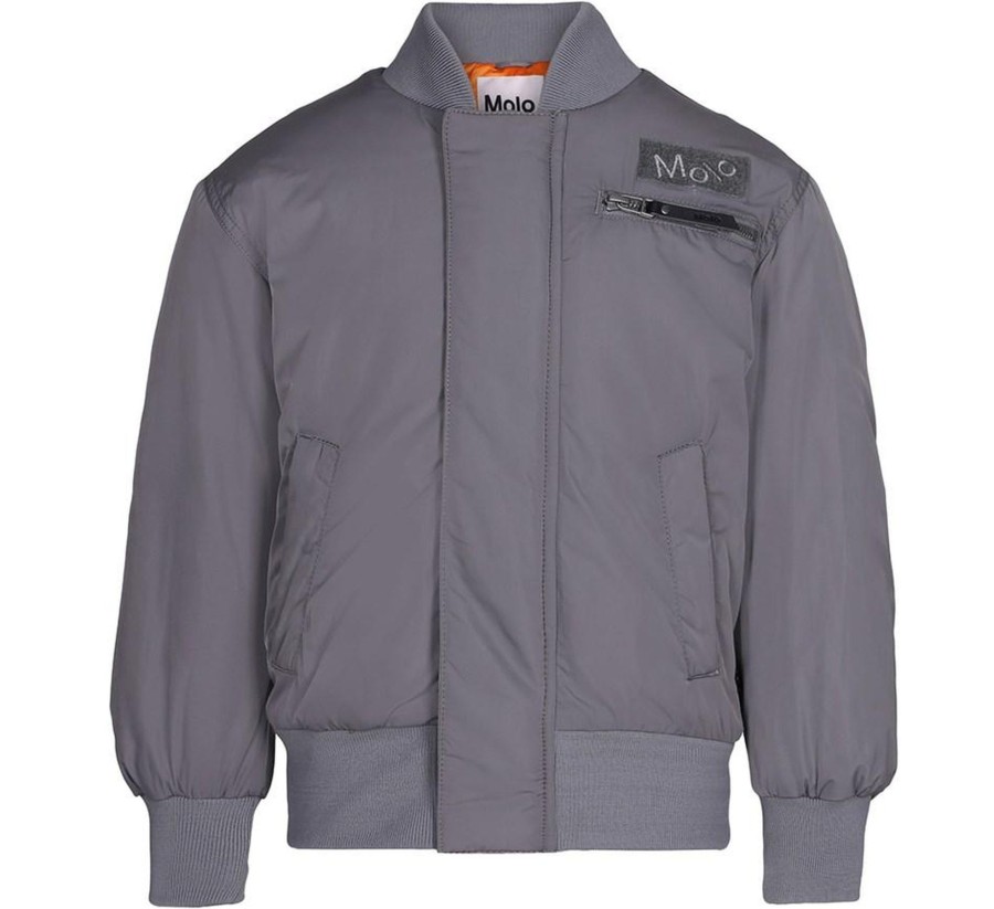 Clothing & Accessories Molo Boys 2-12 Years | Harl Smokey Grey Jacket