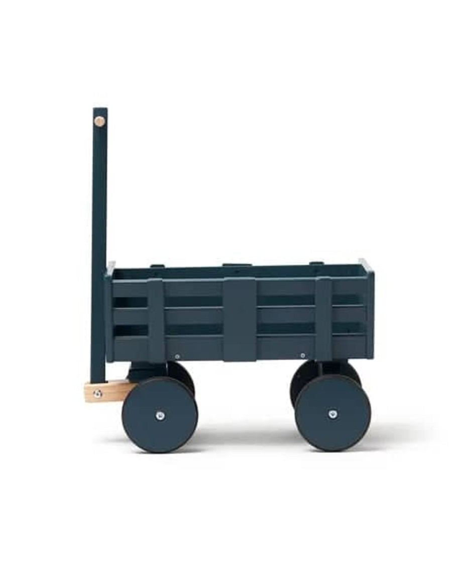 Toys & Play Kids Concept Role Play | Wooden Wagon By Carl Larsson In Blue