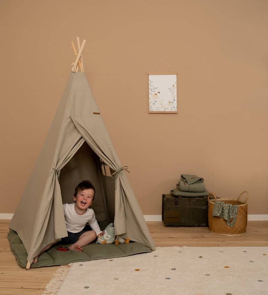 Nursery & Interior Little Dutch Teepee, Tents & Tunnels | Teepee Tent Olive