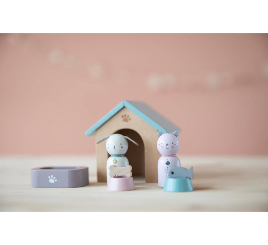 Toys & Play Little Dutch Dolls Houses | Wooden Pet Set