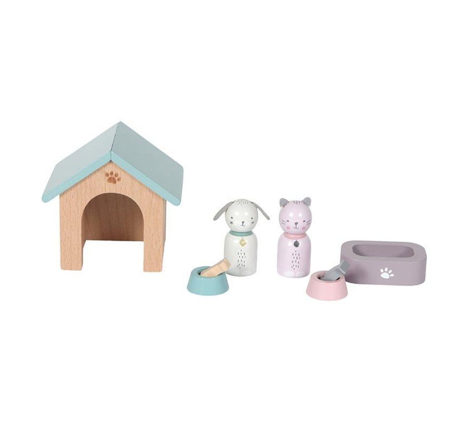 Toys & Play Little Dutch Dolls Houses | Wooden Pet Set