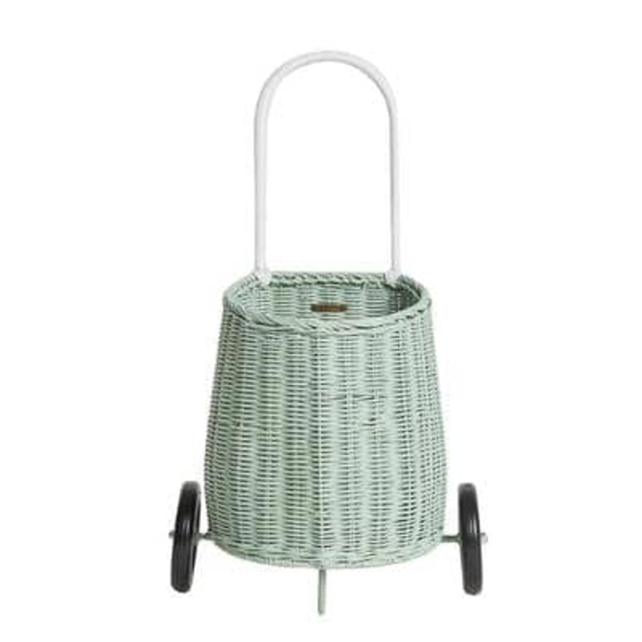 Outdoor Olli Ella Picnic Tupperware & Blankets | Rattan Original Luggy - Mint