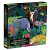 Toys & Play Mudpuppy Puzzles & Games | Jungle - Illuminated Glow In The Dark Family Puzzle