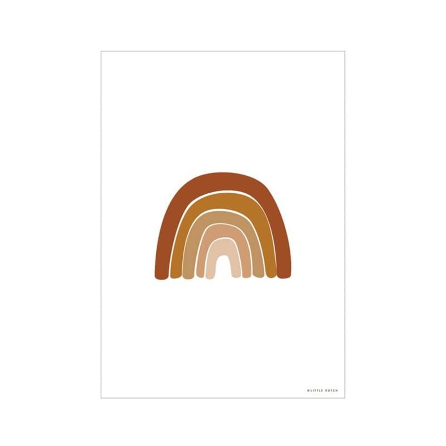 Nursery & Interior Little Dutch Art & Prints | Poster A3 - Horizon - Rust