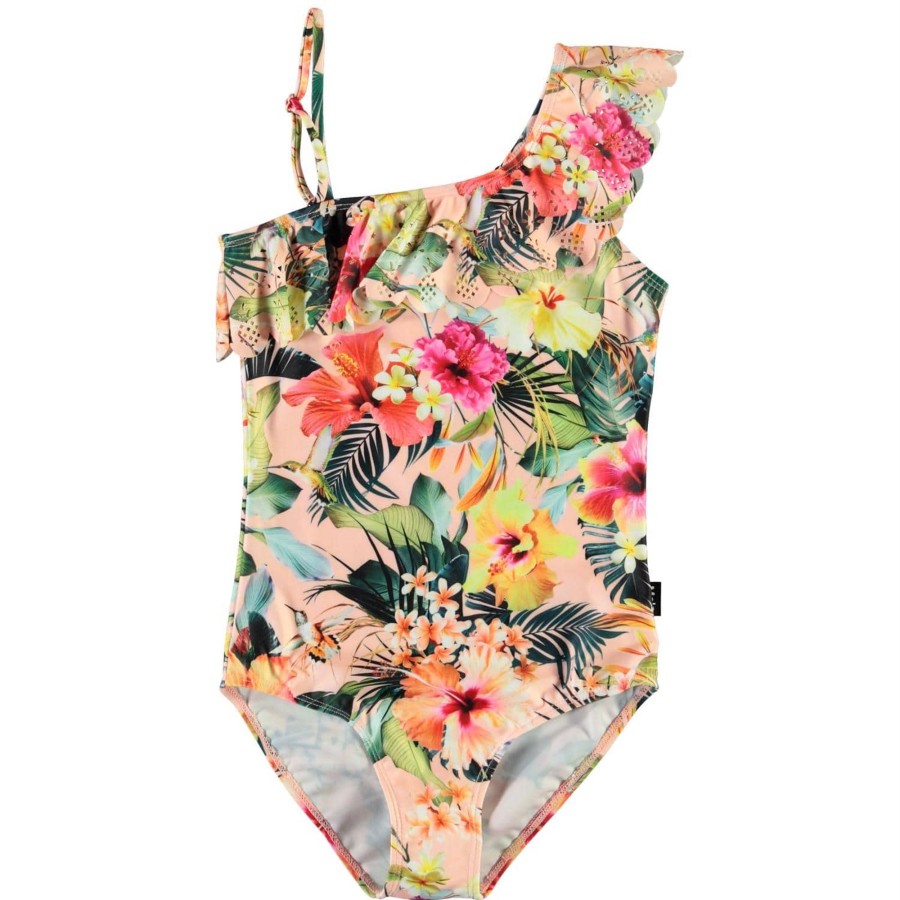 Clothing & Accessories Molo Swimwear | Net - Hawaiian Flowers