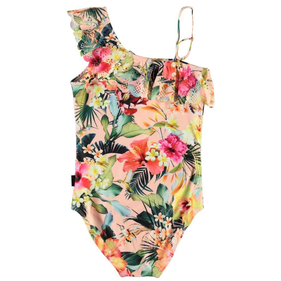 Clothing & Accessories Molo Swimwear | Net - Hawaiian Flowers