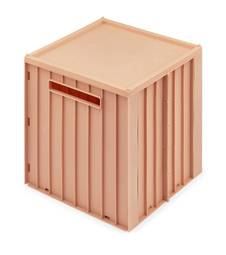 Nursery & Interior Liewood Crates | Elijah Storage Box With Lid - Tuscany Rose