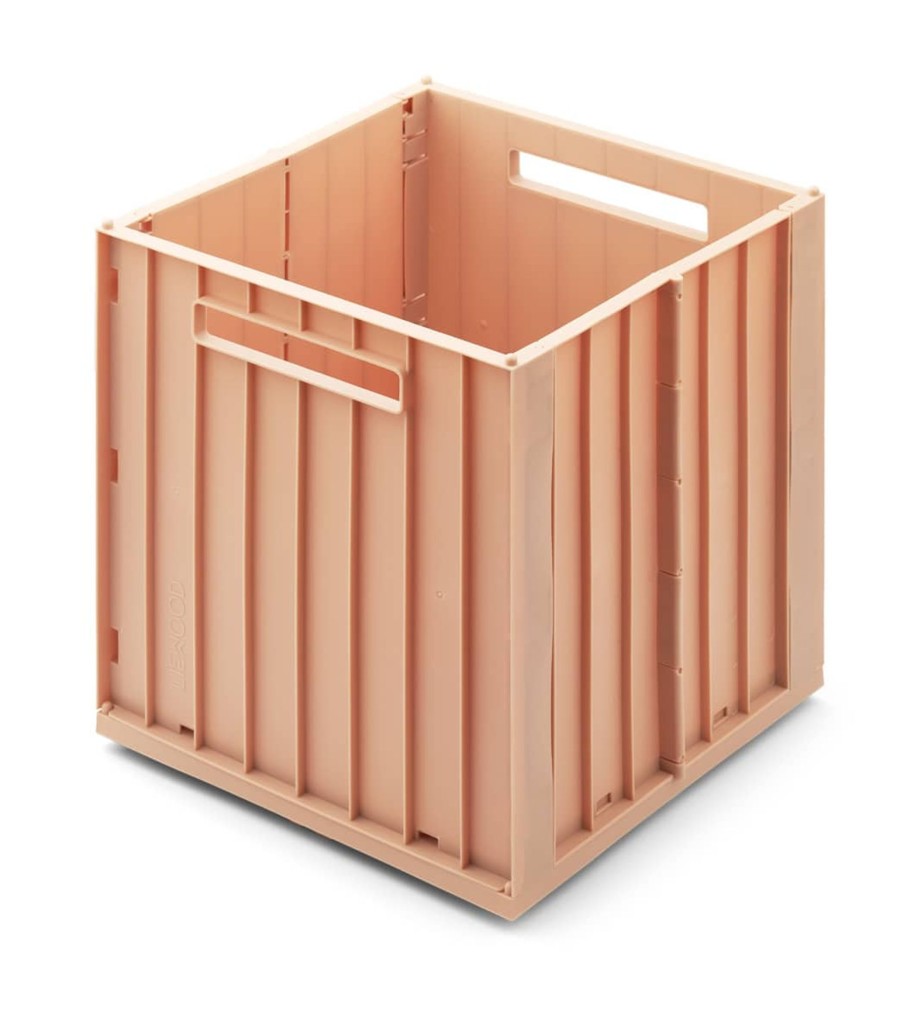 Nursery & Interior Liewood Crates | Elijah Storage Box With Lid - Tuscany Rose