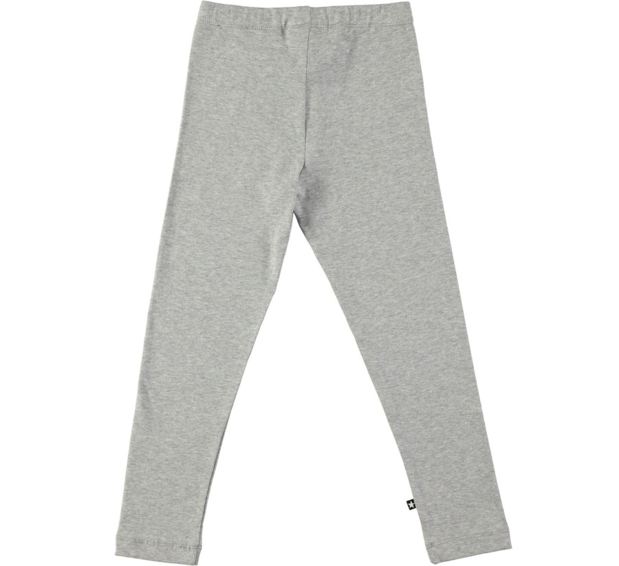 Clothing & Accessories Molo Girl 2-12 Years | Nice Grey Melange Legging