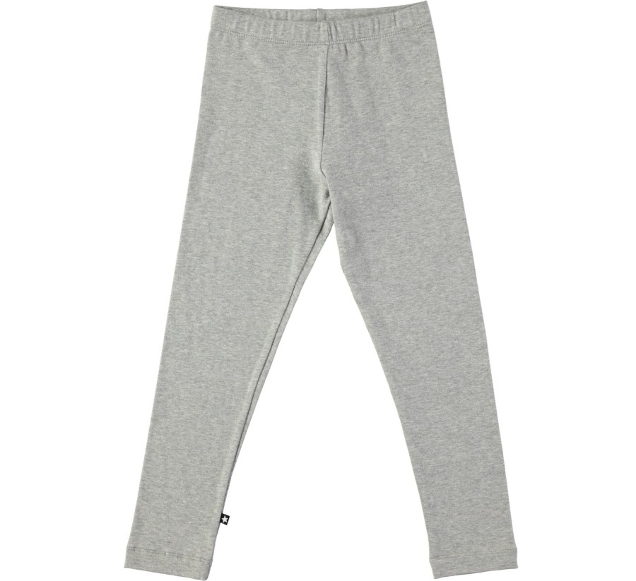 Clothing & Accessories Molo Girl 2-12 Years | Nice Grey Melange Legging