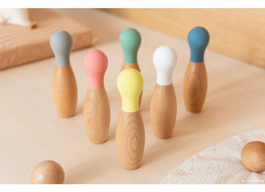 Outdoor Nobodinoz Outdoor Games | Wooden Bowling Set