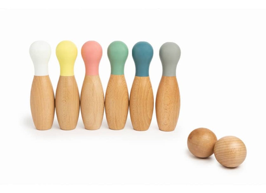 Outdoor Nobodinoz Outdoor Games | Wooden Bowling Set