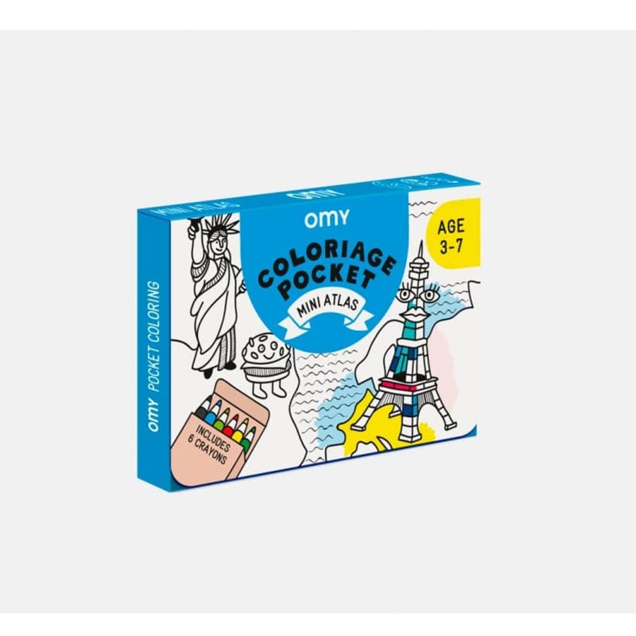 Outdoor OMY Kids Accessories & Travel Activities | My Athens Coloring Pocket Maps