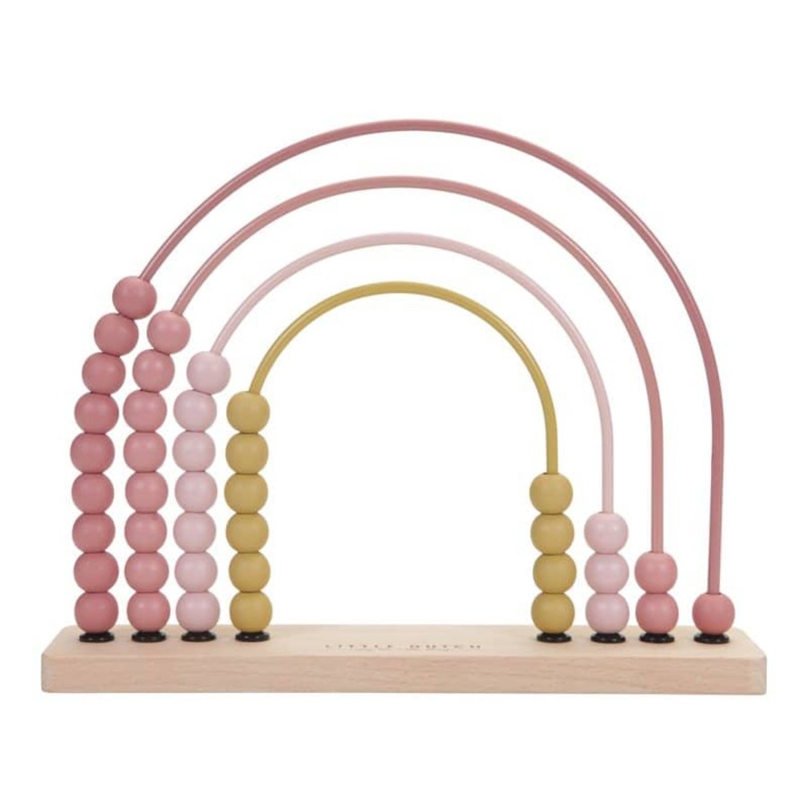 Nursery & Interior Little Dutch Shelf Decor | Rainbow Abacus Pink