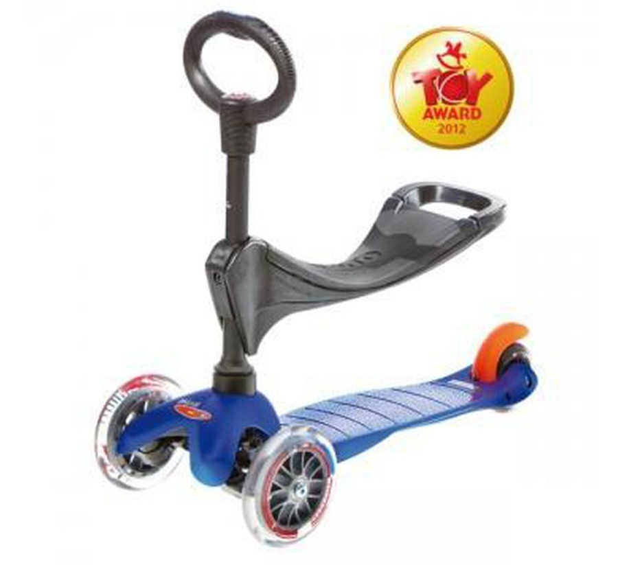 Outdoor Micro Scooter Scooters | Mini Micro Blue O-Bar & Seat