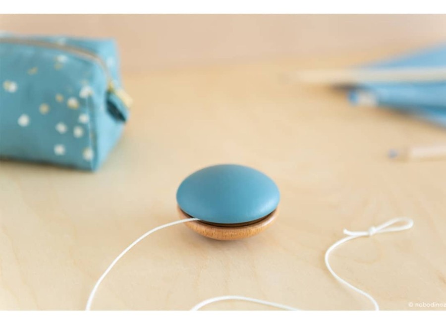 Toys & Play Nobodinoz Wooden Toys | Wooden Yoyo Blue