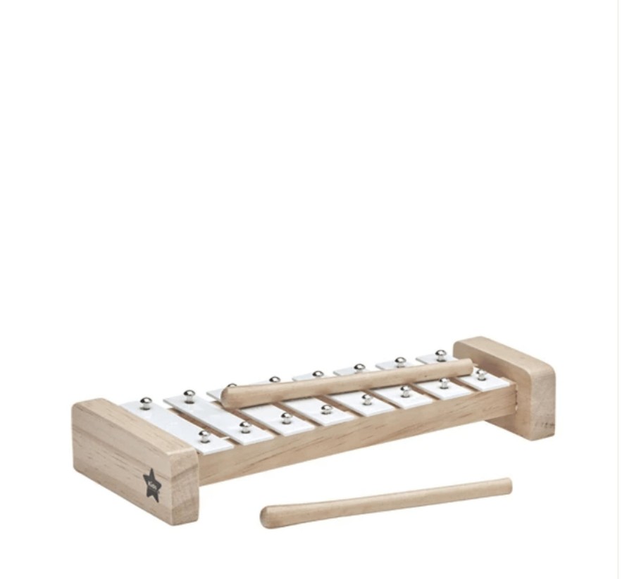 Toys & Play Kids Concept Musical Instruments | Wooden Xylophone - White