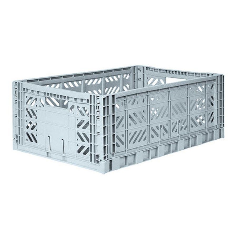 Nursery & Interior Aykasa Crates | Maxi Folding Crate - Pale Blue