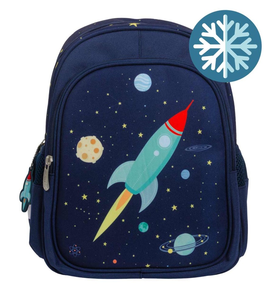 Clothing & Accessories A Little Lovely Company Kids Backpacks | Insulated Backpack - Space