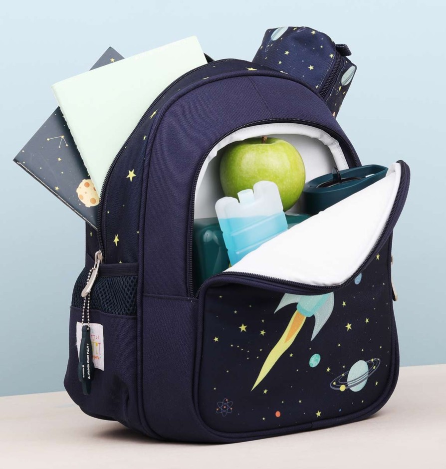 Clothing & Accessories A Little Lovely Company Kids Backpacks | Insulated Backpack - Space