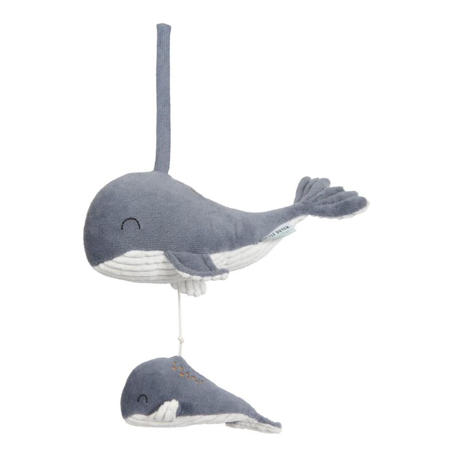 Nursery & Interior Little Dutch Mobiles | Music Box Whale Ocean Blue