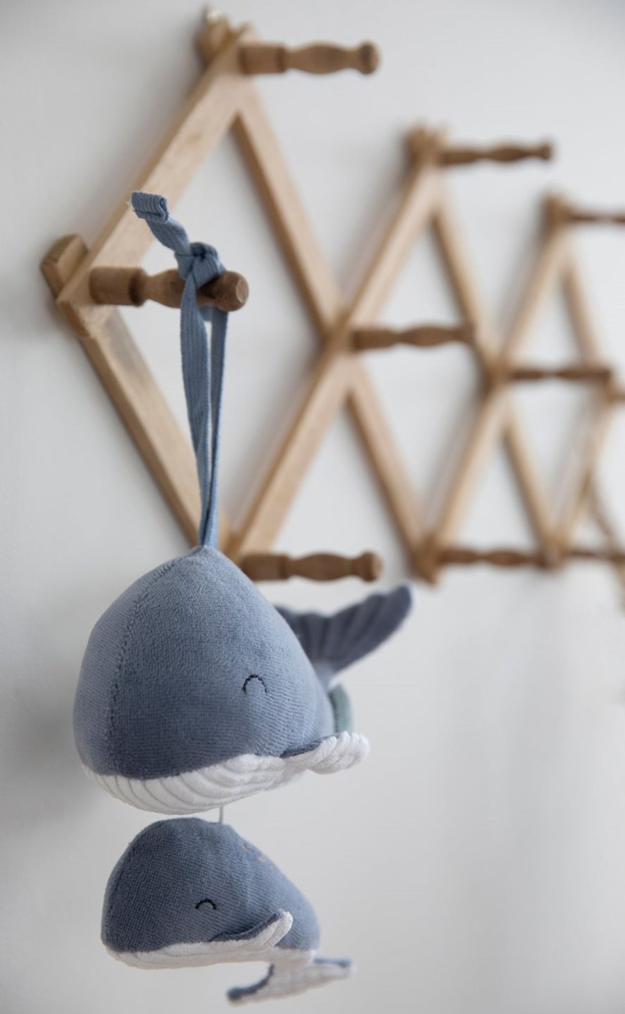 Nursery & Interior Little Dutch Mobiles | Music Box Whale Ocean Blue