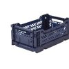 Nursery & Interior Aykasa Crates | Mini Folding Crate - Navy