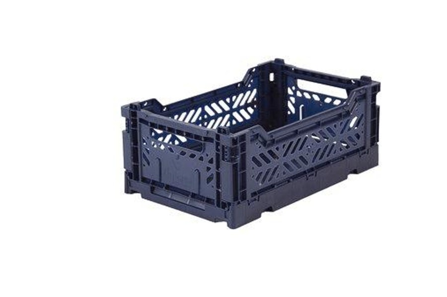 Nursery & Interior Aykasa Crates | Mini Folding Crate - Navy