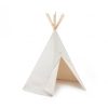 Nursery & Interior Nobodinoz Teepee, Tents & Tunnels | Arizona Teepee Blue Thin Stripes Natural