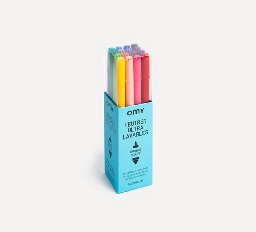 Outdoor OMY Kids Accessories & Travel Activities | Ultra Washable Felt Pens