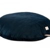 Outdoor Nobodinoz Accessories | Sahara Floor Cushion/Beanbag Velvet Night Blue