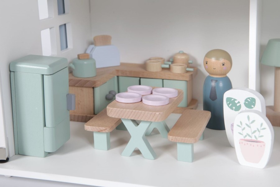 Toys & Play Little Dutch Wooden Toys | Doll'S House Kitchen Playset