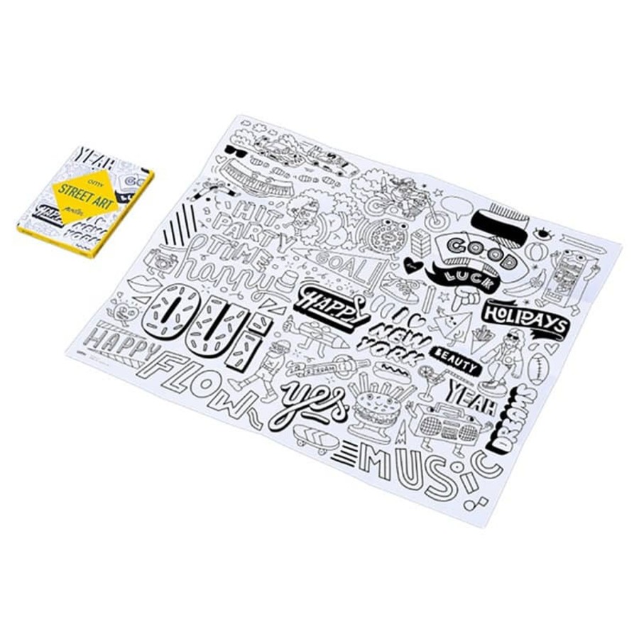 Outdoor OMY Kids Accessories & Travel Activities | My Athens Coloring Pocket Maps