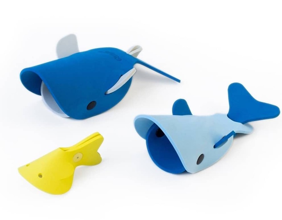 Toys & Play Quutopia Bath Toys | Deep Sea Whales Bath Set