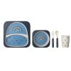 Mealtimes & Care Bloomingville Dinner Sets | Henry Serving Set, Blue, Bamboo