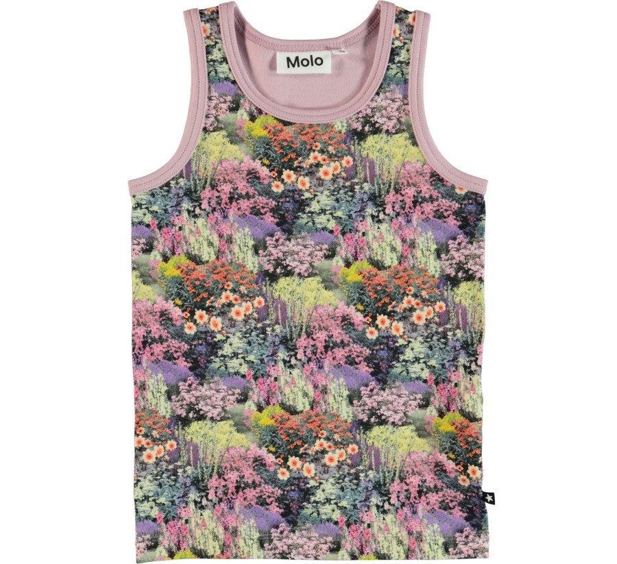 Clothing & Accessories Molo Girl 2-12 Years | Joshlyn- Save The Bees Tank Top