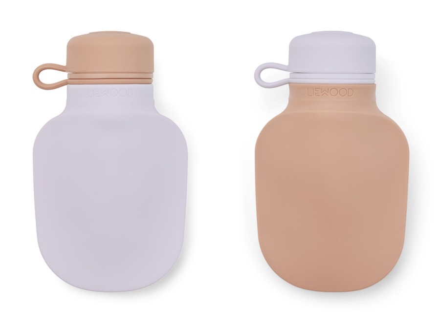 Mealtimes & Care Liewood Lunchboxes | Silvia Smoothie Bottle 2Pk - Pale Tuscany/Misty Lilac