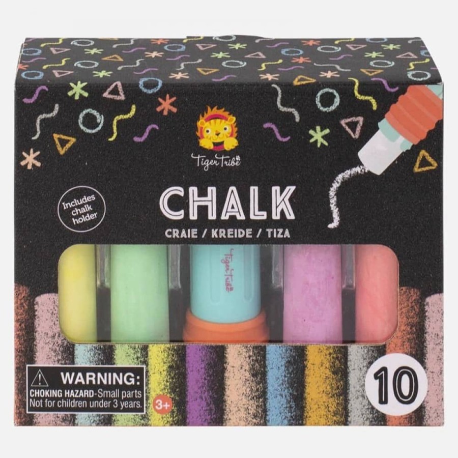 Outdoor Tiger Tribe Gardening & Discovery | Set Of 10 Chalks & Chalk Case