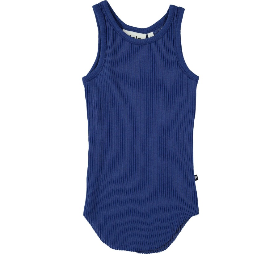 Clothing & Accessories Molo Girl 2-12 Years | Roberta Blue Top