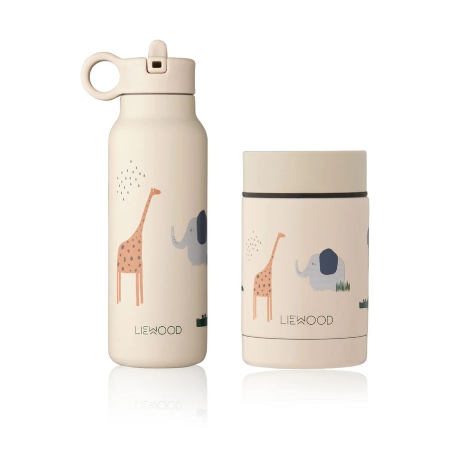 Mealtimes & Care Liewood Water Bottles | Marlow Set - Safari Sandy Mix