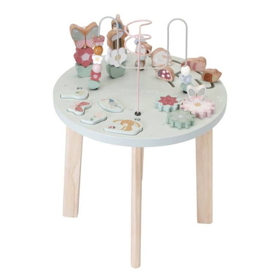 Toys & Play Little Dutch Wooden Toys | Activity Table Flowers & Butterflies