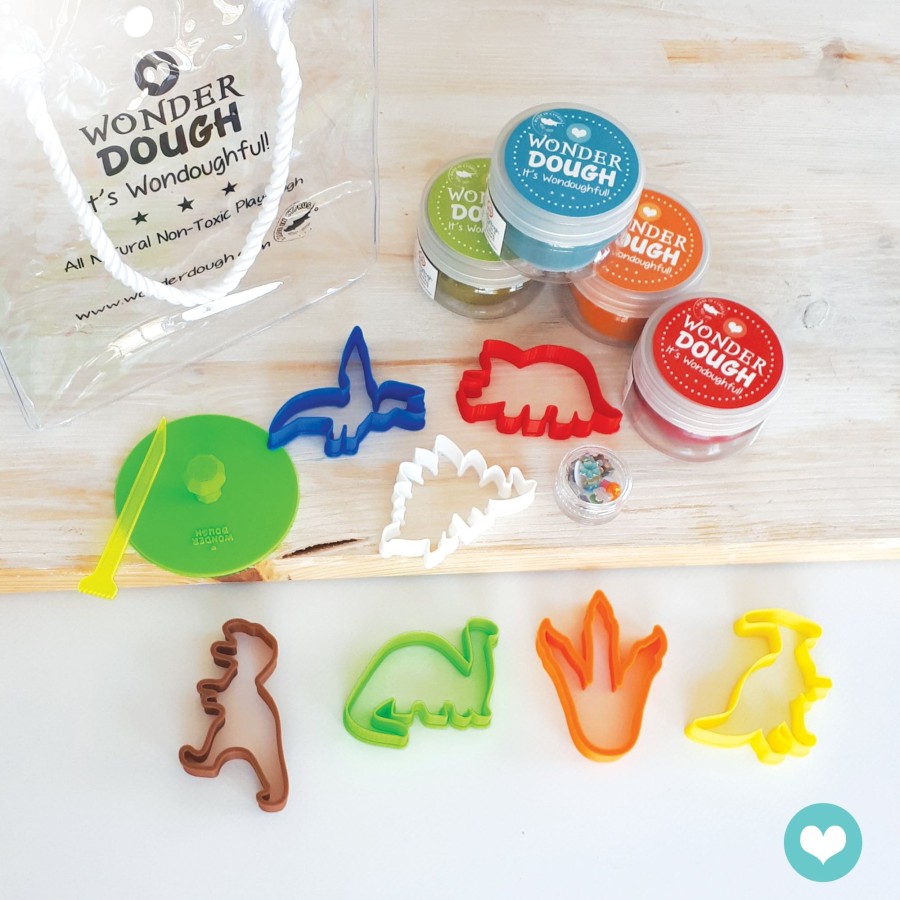 Toys & Play Wonderdough Putty & Playdough | Mini Set - Dinosaur