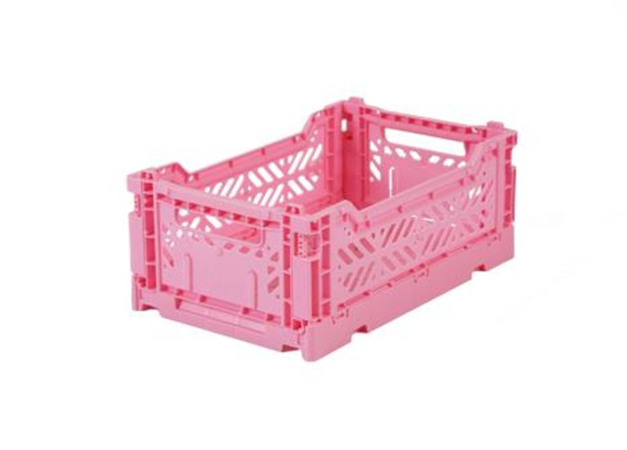 Nursery & Interior Aykasa Crates | Folding Crate In Baby Pink- Mini