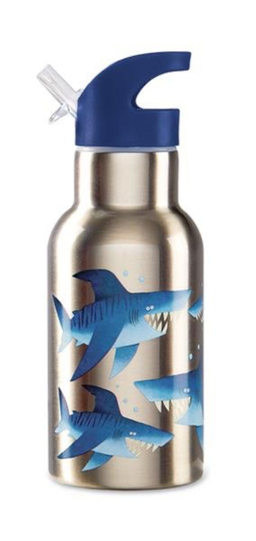 Mealtimes & Care Crocodile Creek Water Bottles | Stainless Bottle - Sharks